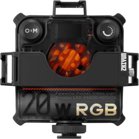 Zhiyun Fiveray M20C Combo - zestaw, lampa LED, RGB, 2700-6500K, 20W, wrota_4